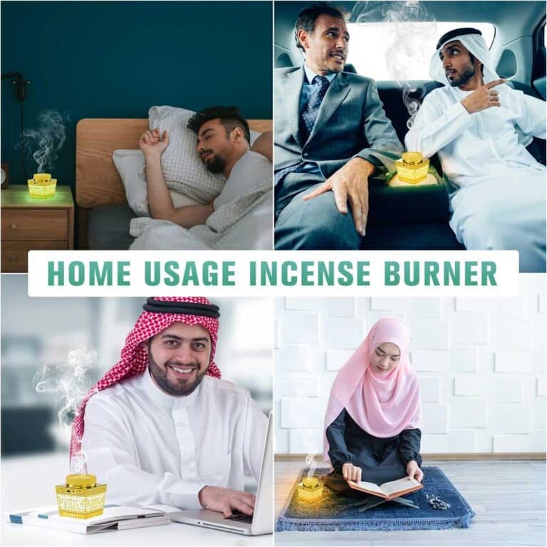 Brûleur d’encens électrique Oud avec haut-parleur, Coran complet