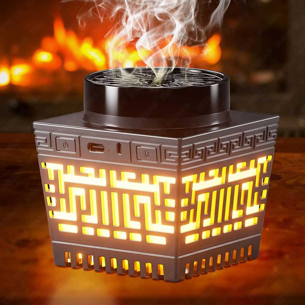 Brûleur d’encens électrique Oud avec haut-parleur, Coran complet