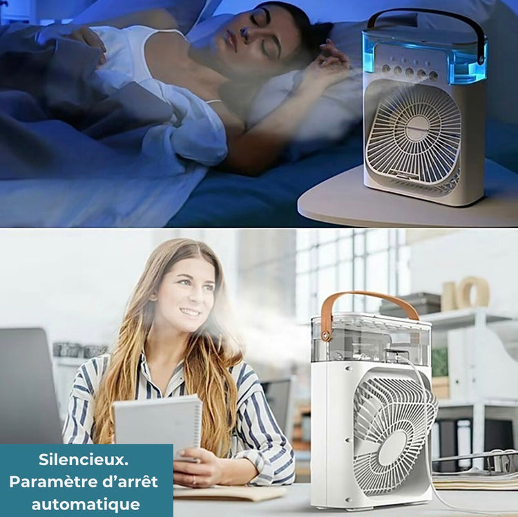 Ventilateur Humidificateur Portable