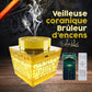 Brûleur d’encens électrique Oud avec haut-parleur, Coran complet